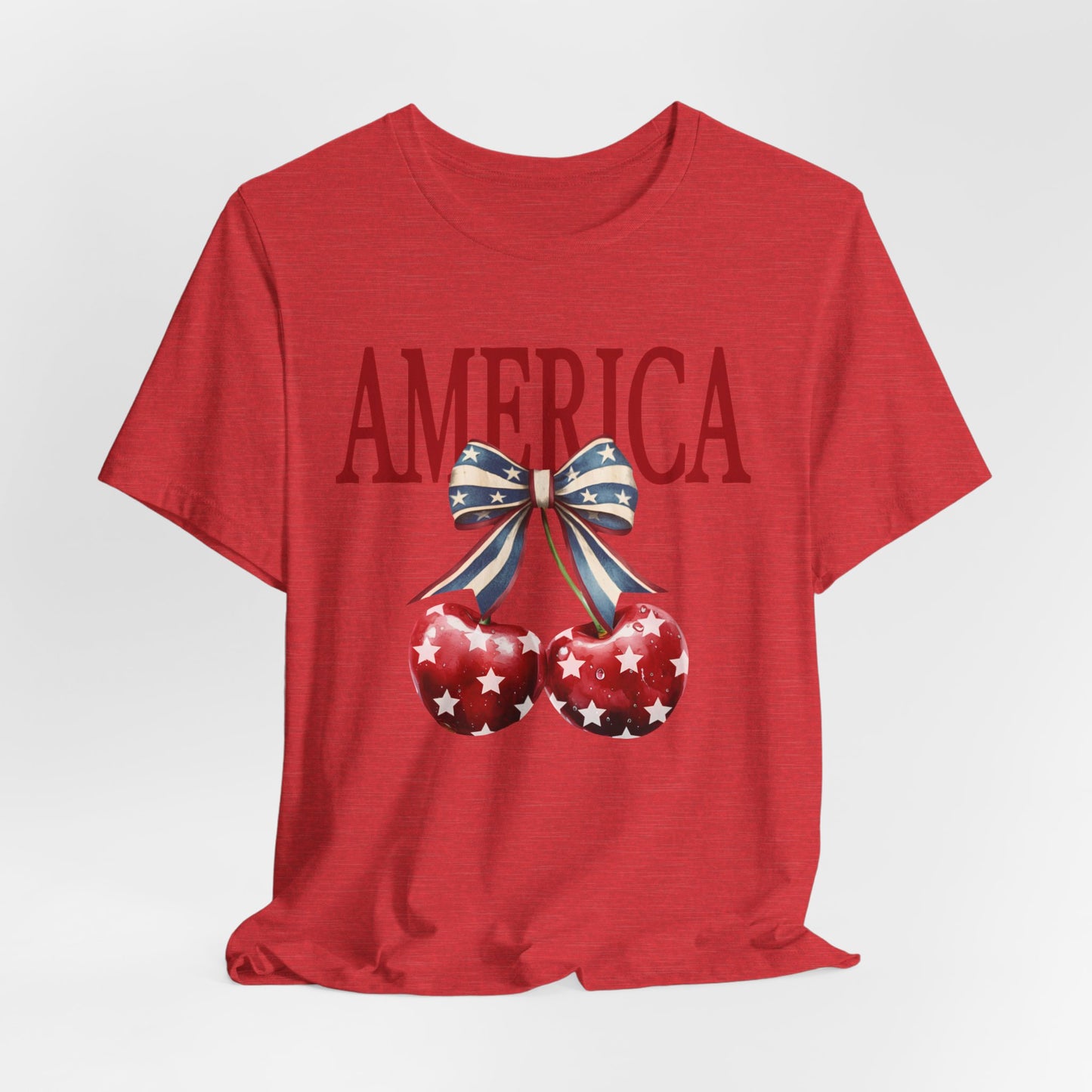 America Cherry Short Sleeve Tee