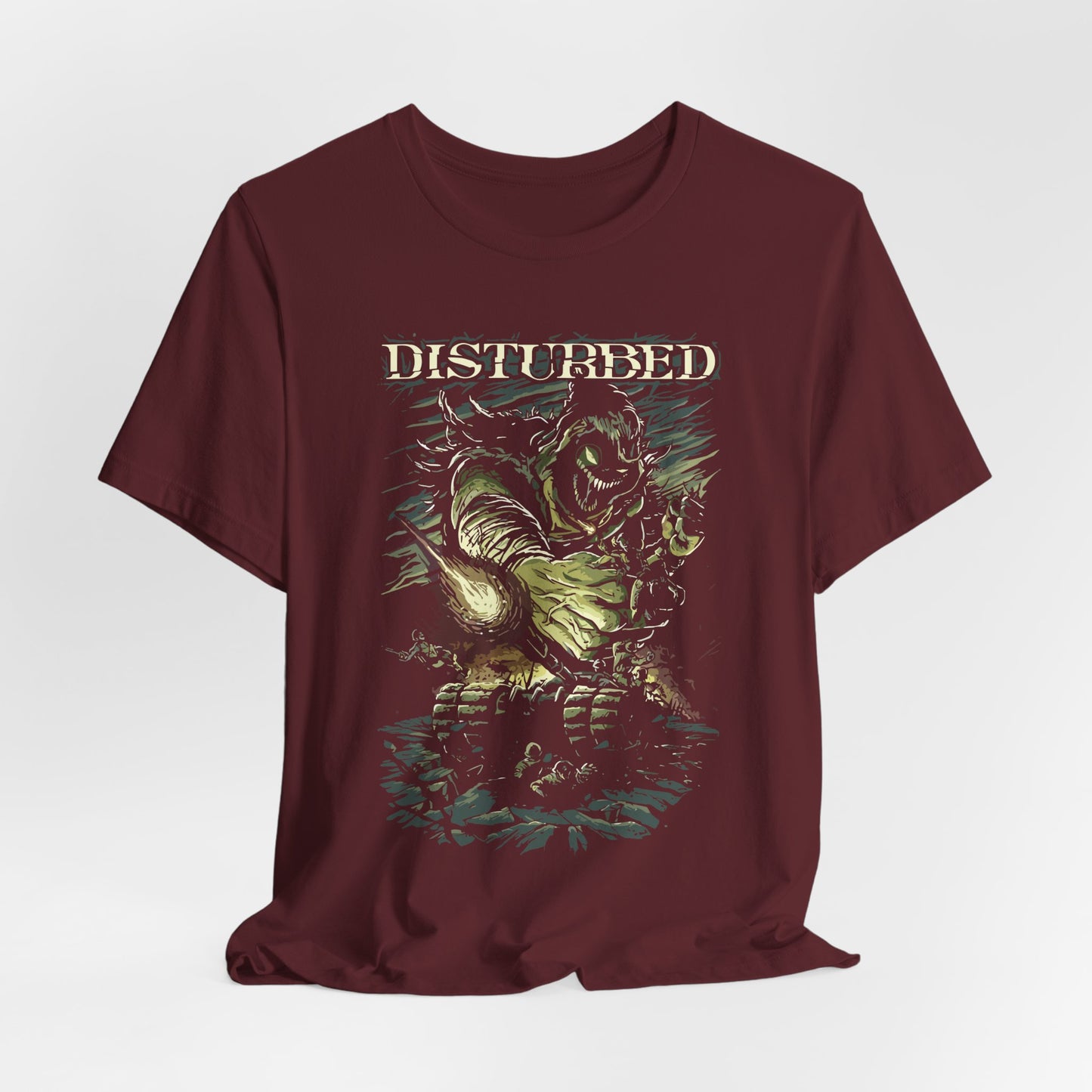 "Disturbed" Jersey Short Sleeve Tee