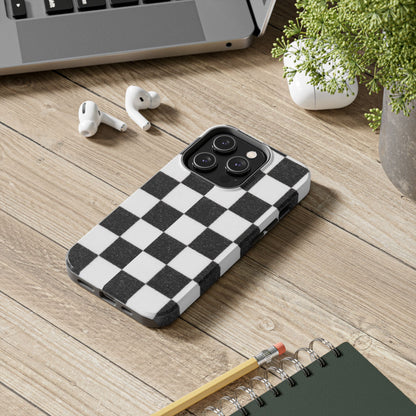 Checkered Tough Phone Cases