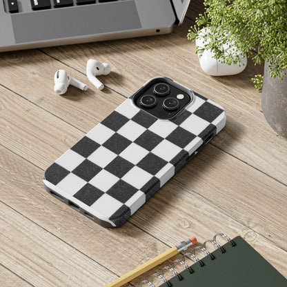 Checkered Tough Phone Cases