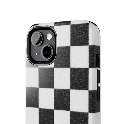 Checkered Tough Phone Cases
