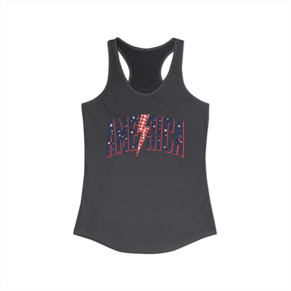 America Women's Ideal Racerback Tank
