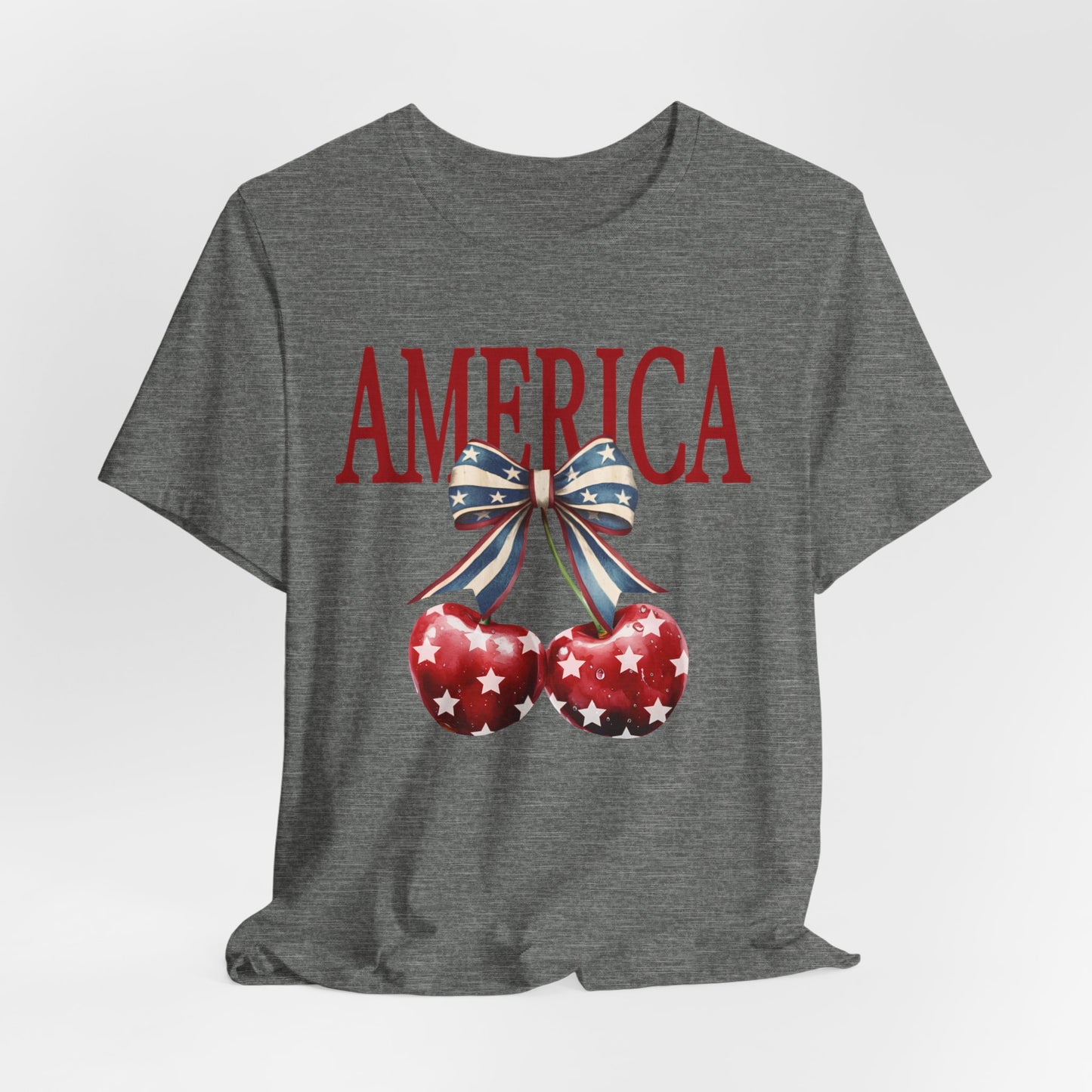 America Cherry Short Sleeve Tee