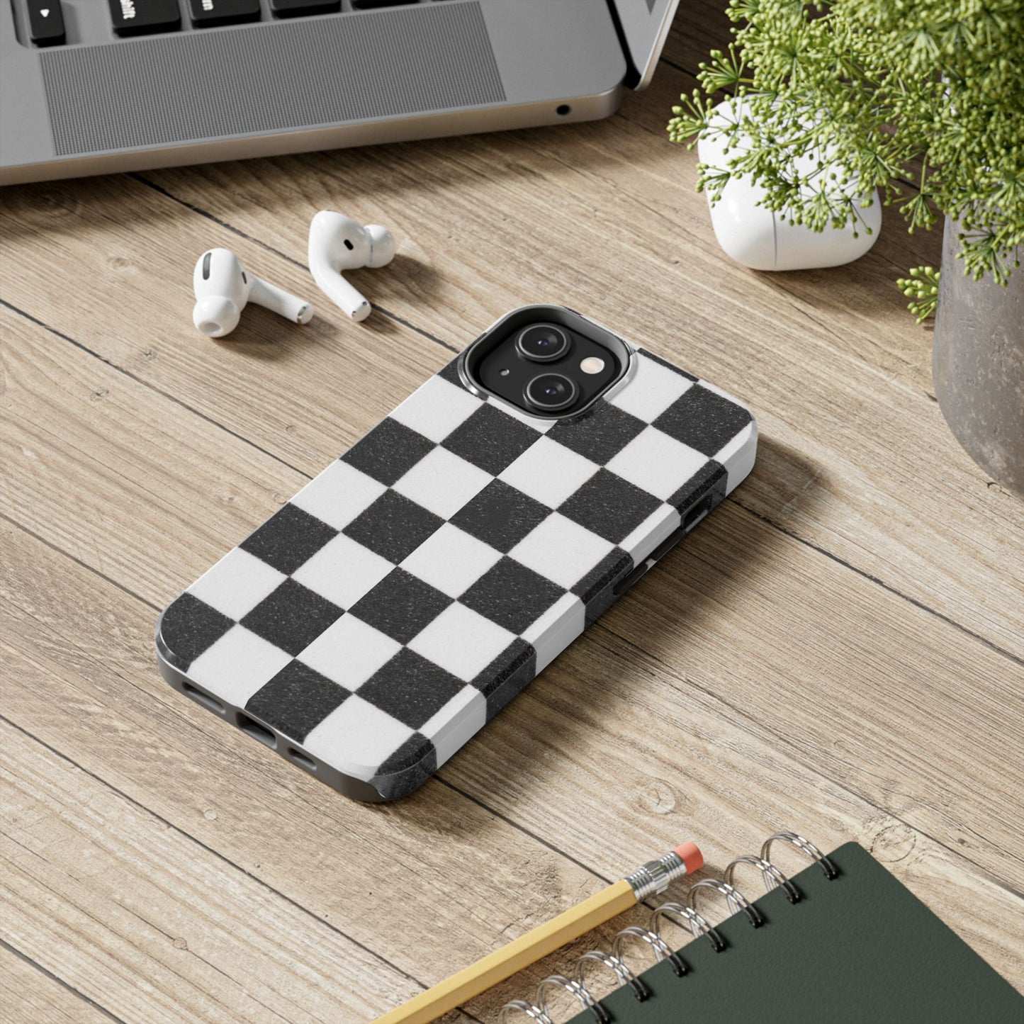 Checkered Tough Phone Cases