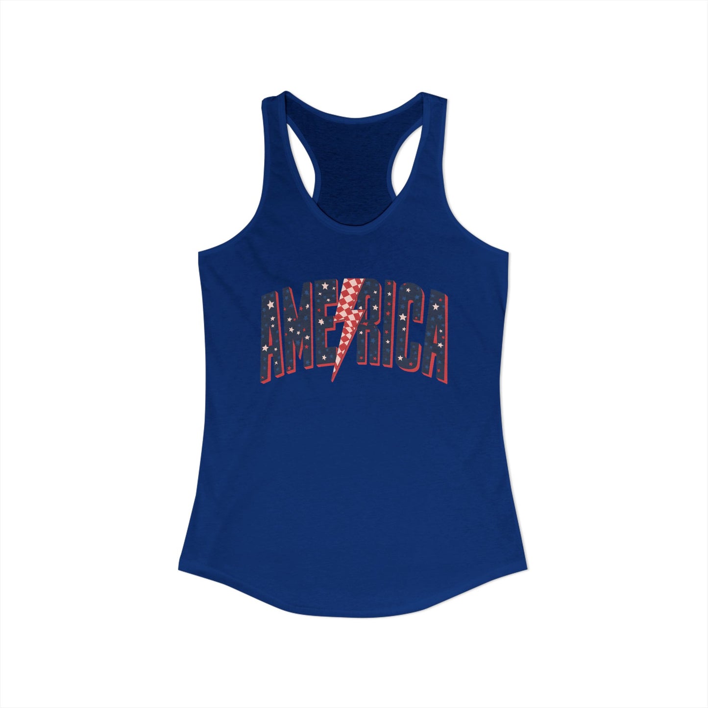 America Women's Ideal Racerback Tank