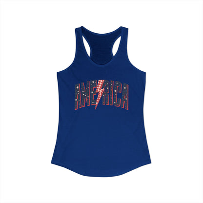 America Women's Ideal Racerback Tank