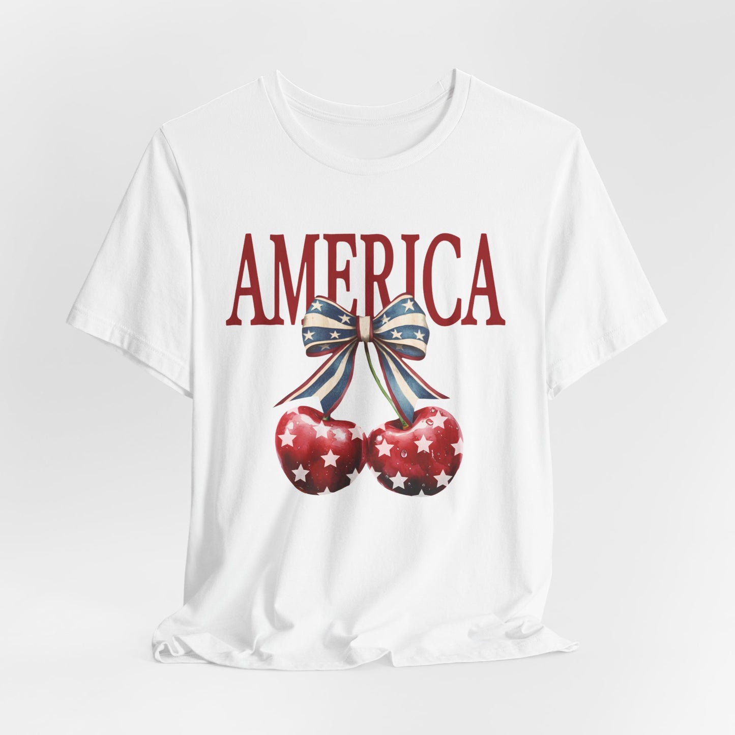 America Cherry Short Sleeve Tee