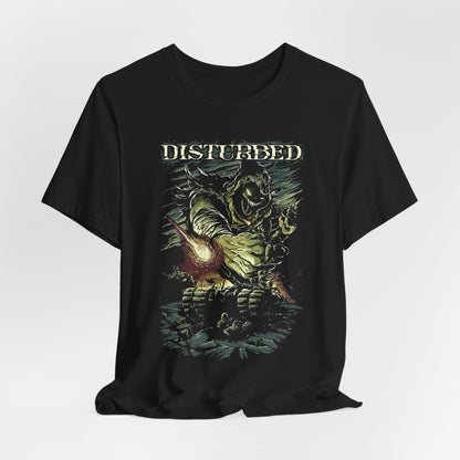 "Disturbed" Jersey Short Sleeve Tee