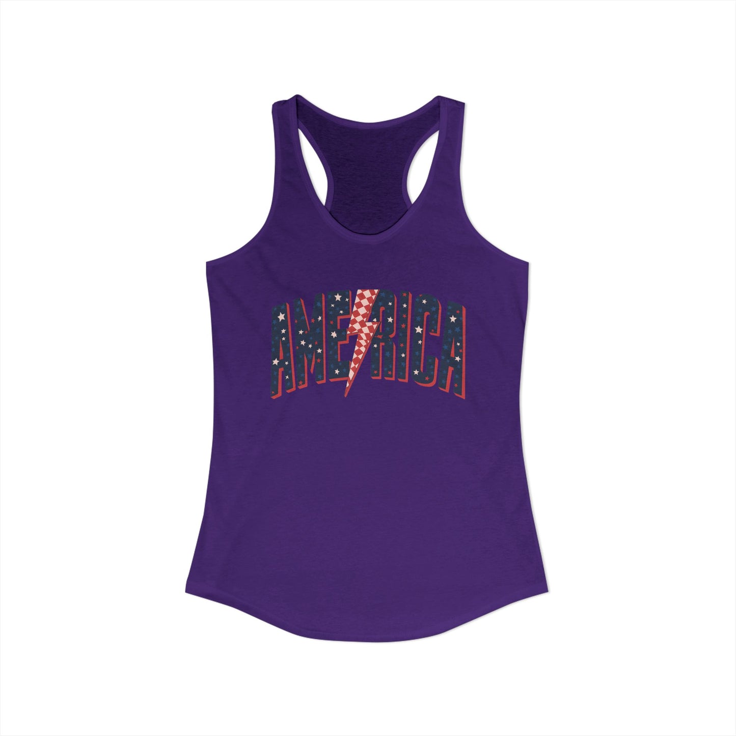 America Women's Ideal Racerback Tank