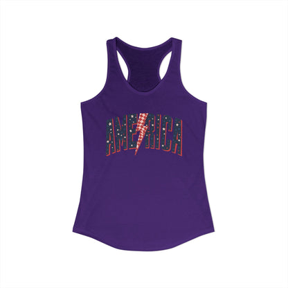 America Women's Ideal Racerback Tank