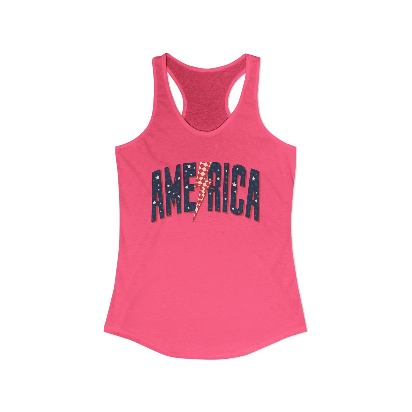 America Women's Ideal Racerback Tank