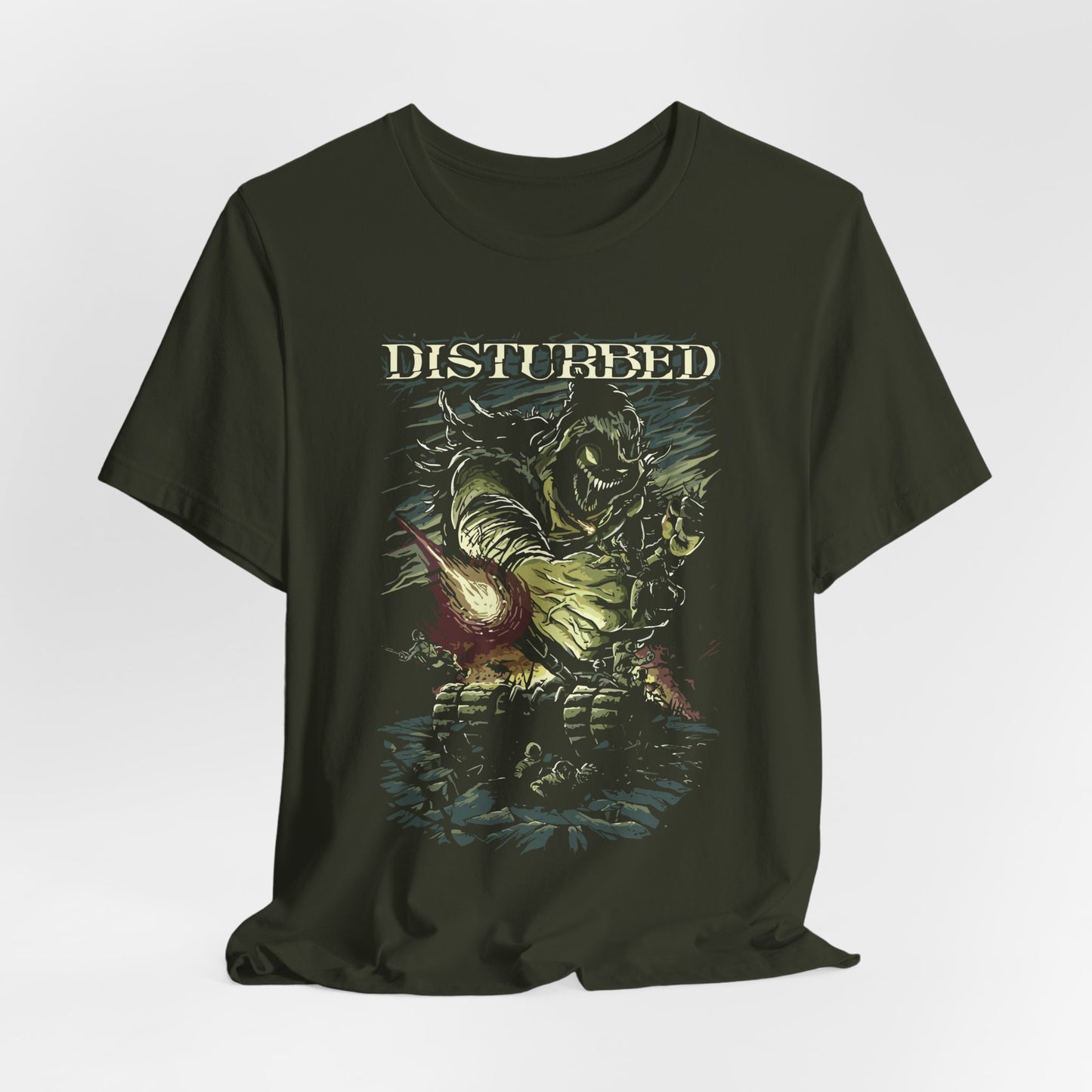 "Disturbed" Jersey Short Sleeve Tee