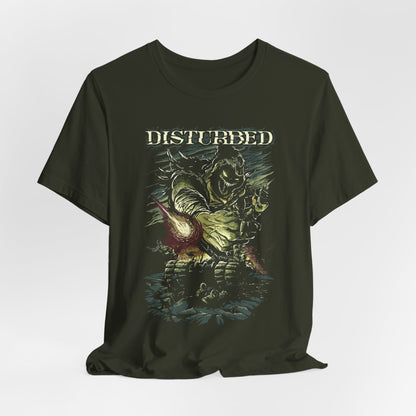"Disturbed" Jersey Short Sleeve Tee