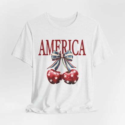 America Cherry Short Sleeve Tee