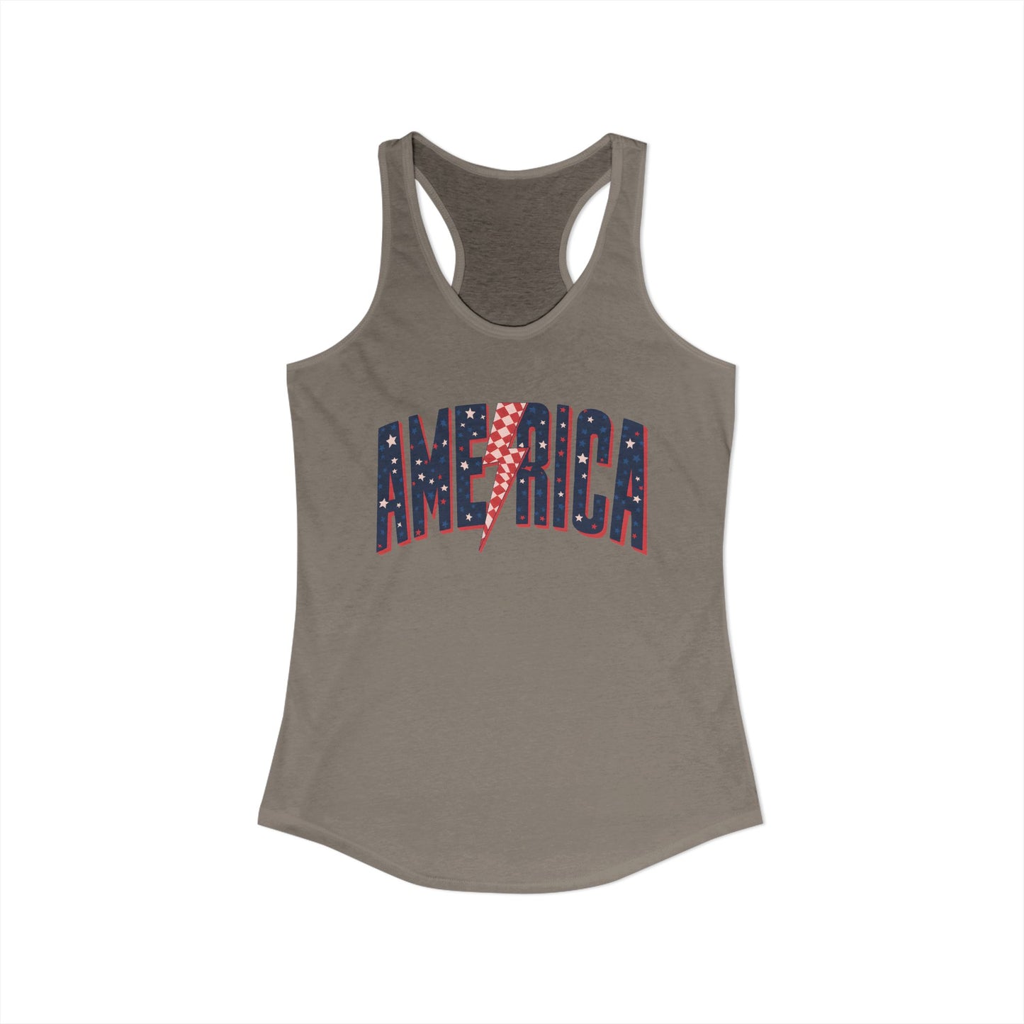 America Women's Ideal Racerback Tank