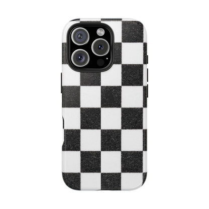 Checkered Tough Phone Cases