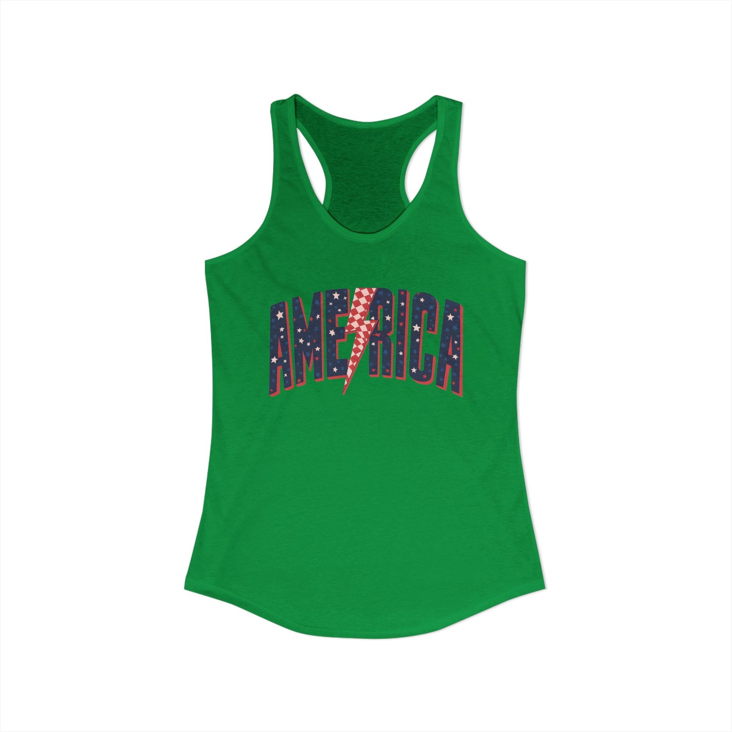 America Women's Ideal Racerback Tank