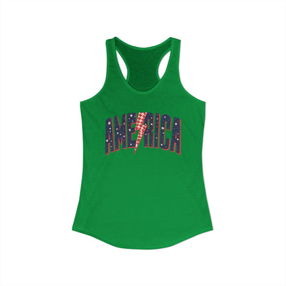 America Women's Ideal Racerback Tank