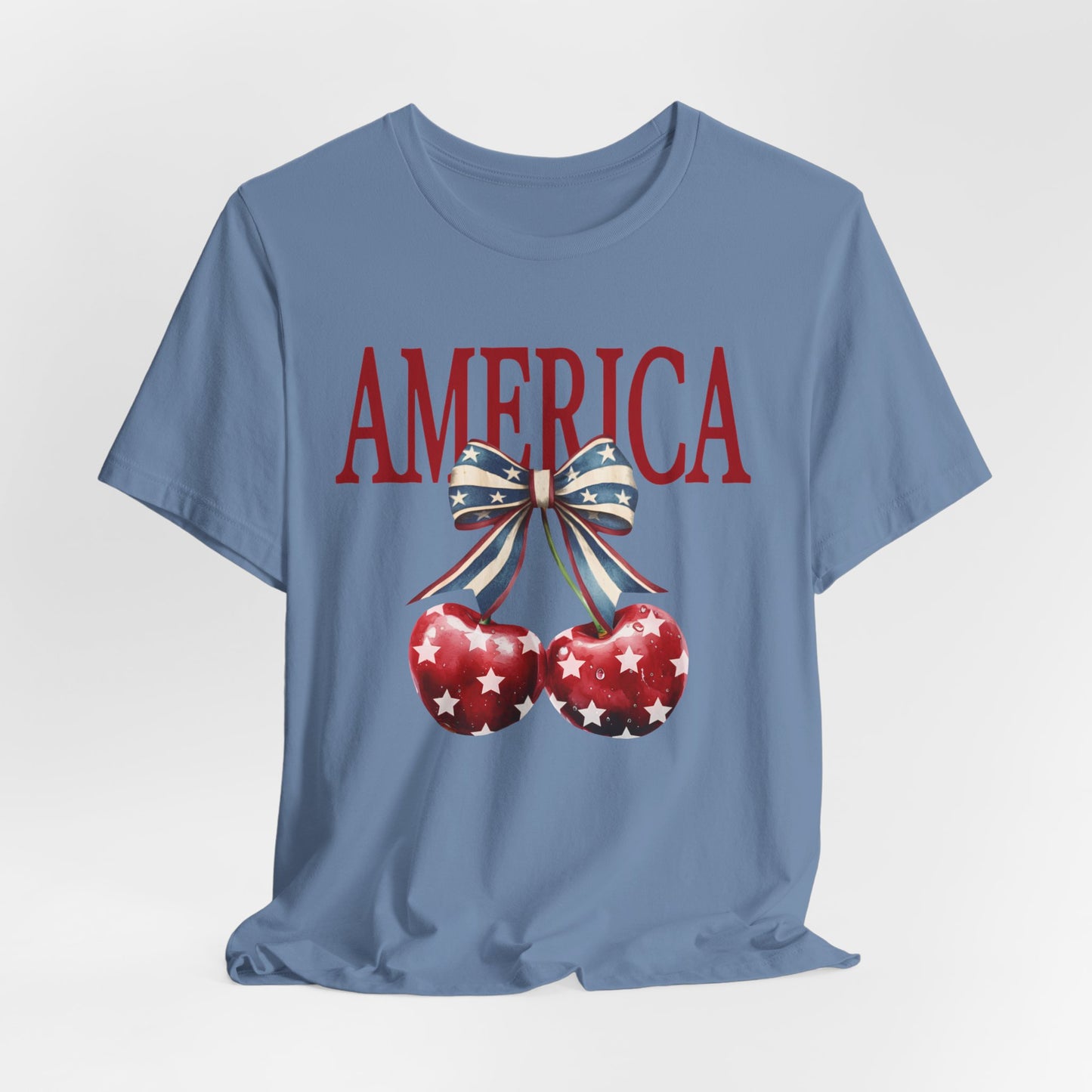 America Cherry Short Sleeve Tee