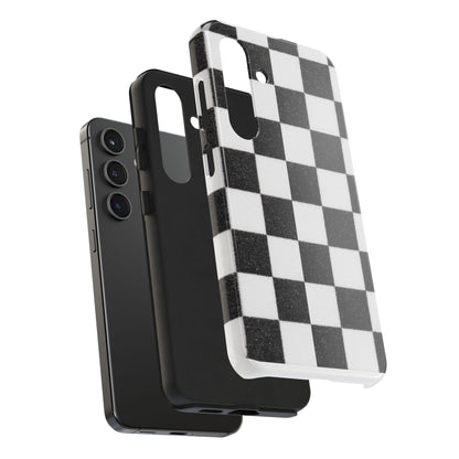 Checkered Tough Phone Cases
