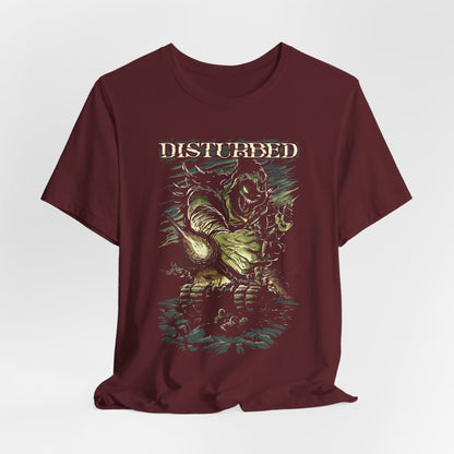 "Disturbed" Jersey Short Sleeve Tee
