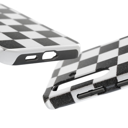 Checkered Tough Phone Cases