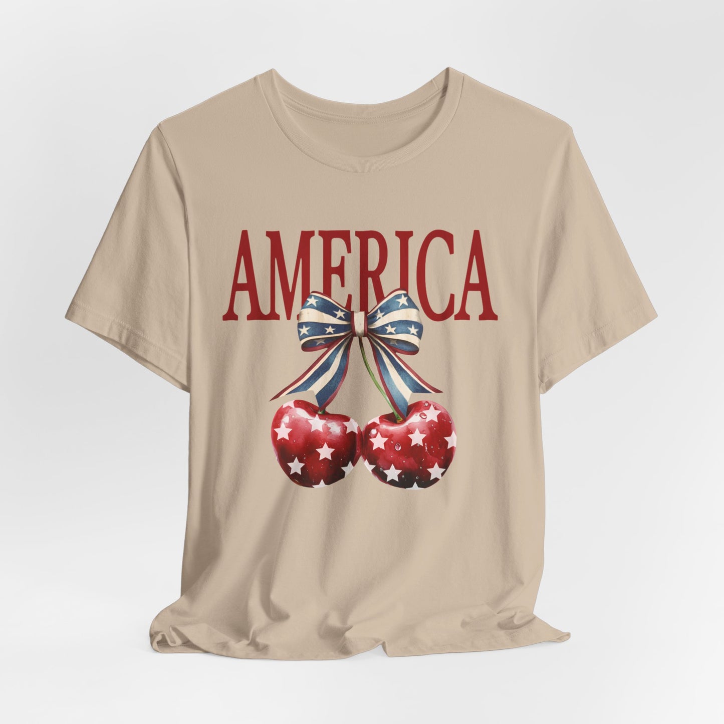America Cherry Short Sleeve Tee