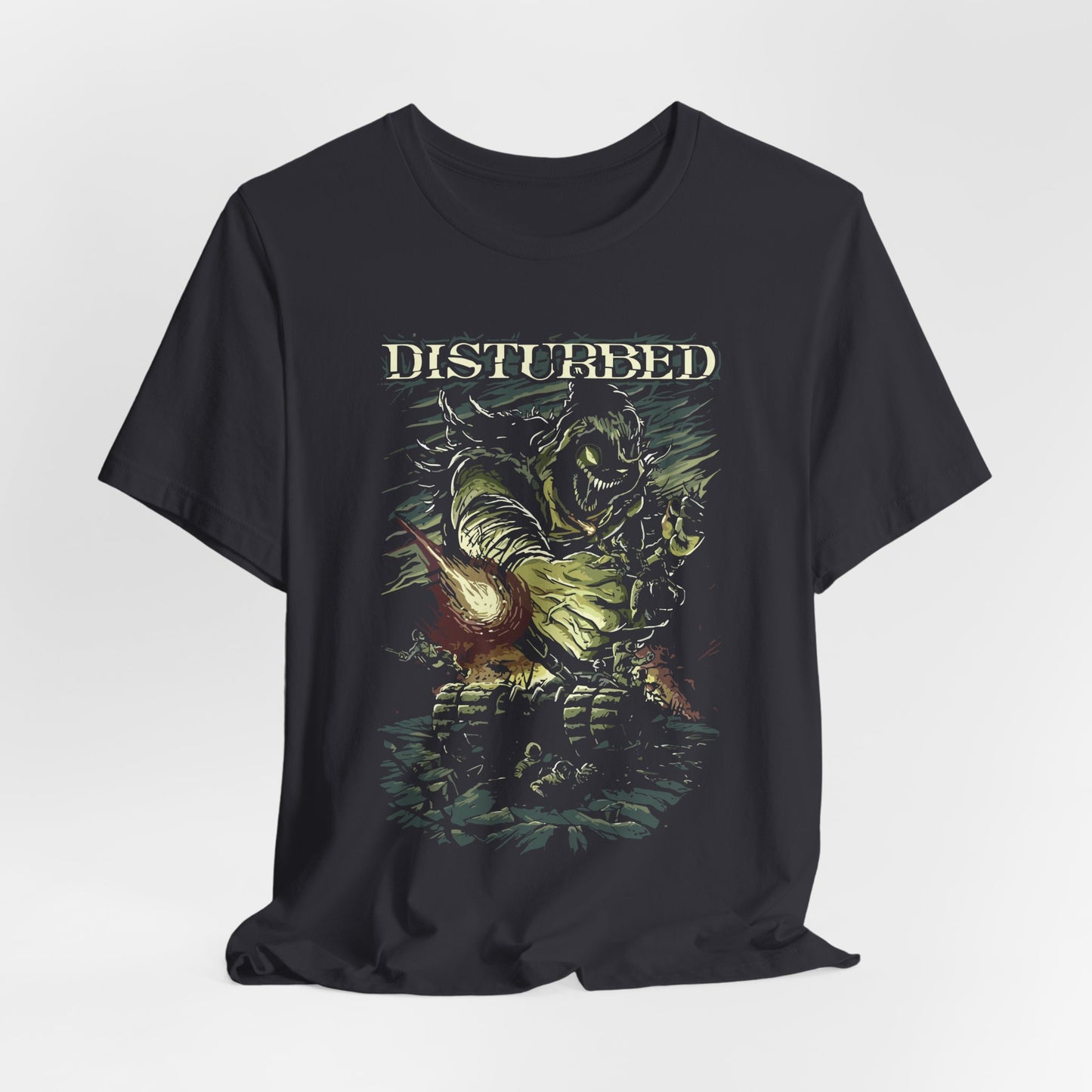 "Disturbed" Jersey Short Sleeve Tee