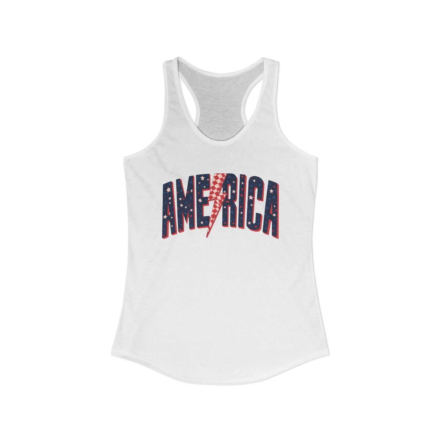 America Women's Ideal Racerback Tank