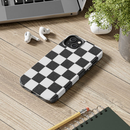 Checkered Tough Phone Cases