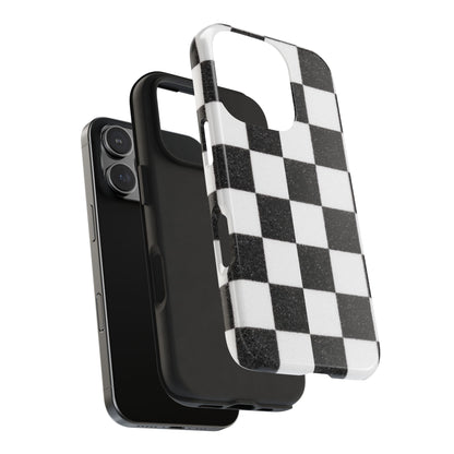 Checkered Tough Phone Cases