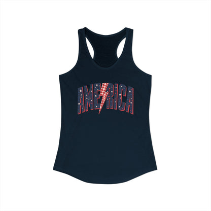 America Women's Ideal Racerback Tank