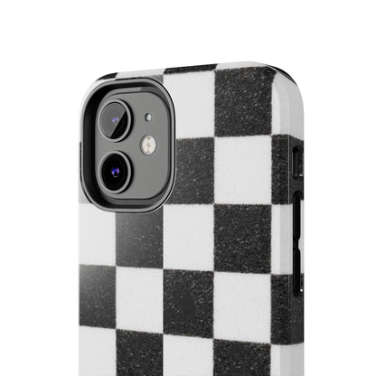 Checkered Tough Phone Cases