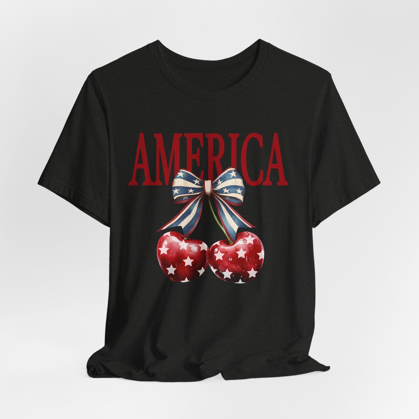 America Cherry Short Sleeve Tee