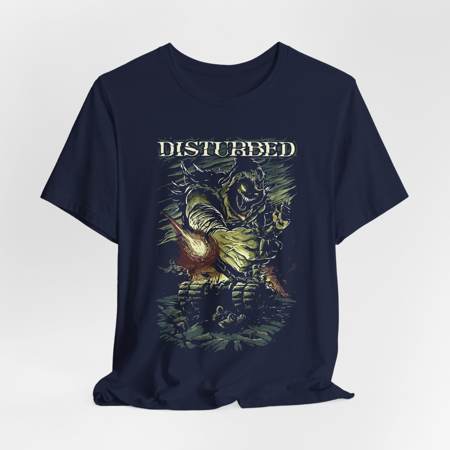 "Disturbed" Jersey Short Sleeve Tee