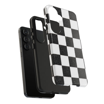Checkered Tough Phone Cases
