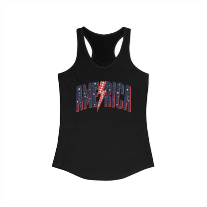 America Women's Ideal Racerback Tank