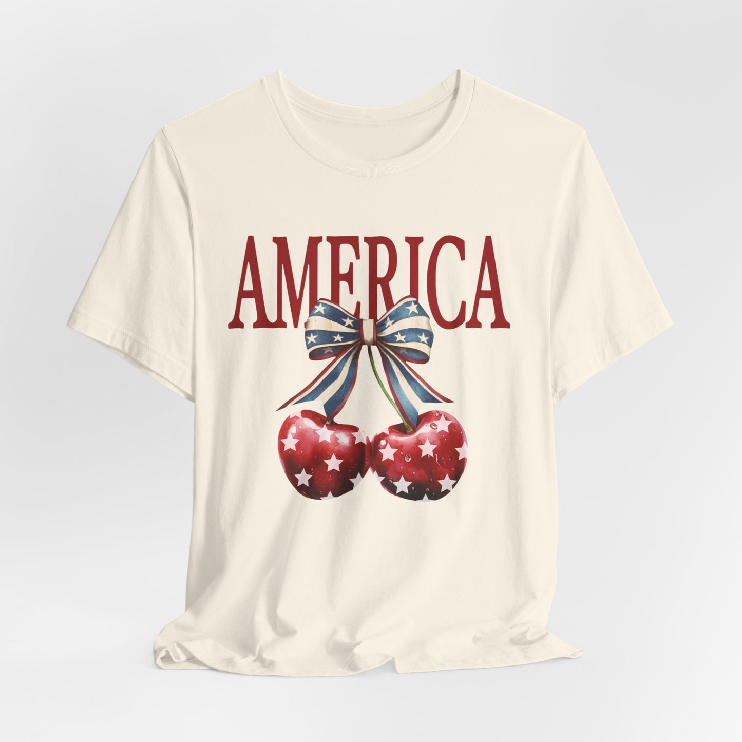 America Cherry Short Sleeve Tee