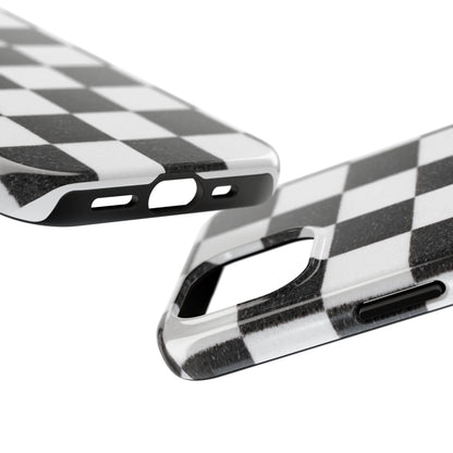 Checkered Tough Phone Cases