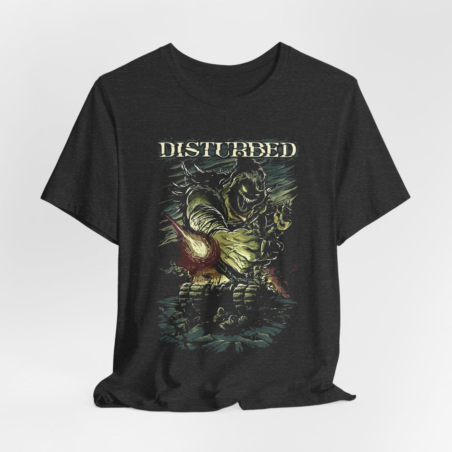 "Disturbed" Jersey Short Sleeve Tee